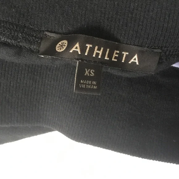 Athleta Joggers Very Soft Knit Woman XS Black Side Pockets - Picture 4 of 11
